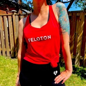 Peloton Racer Tank - Small Red